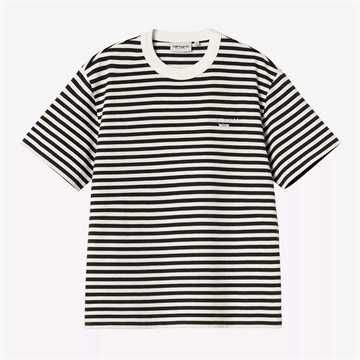 Carhartt WIP Ezra T-shirt W Ezra Stripe Black / Wax